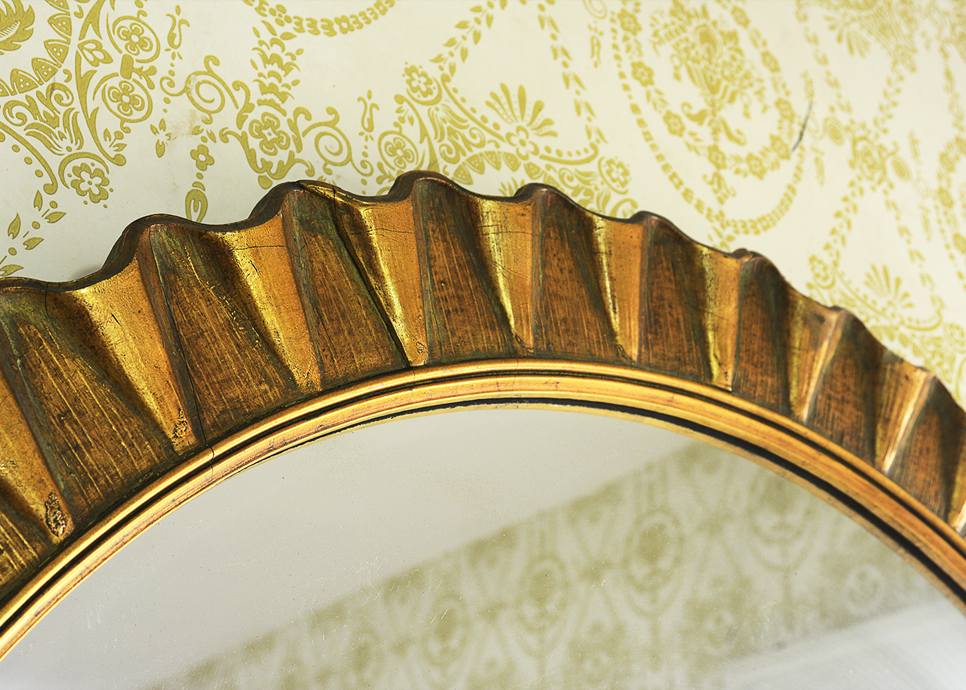 Large Round Wall Mirror