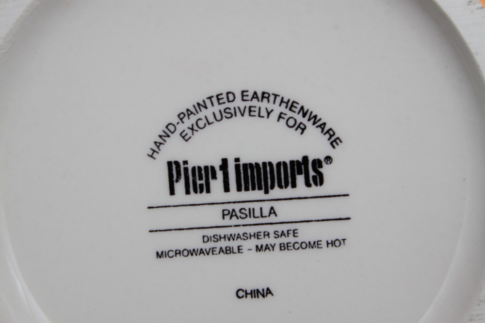 Set of Pier 1 Imports "Pasilla" Dishes