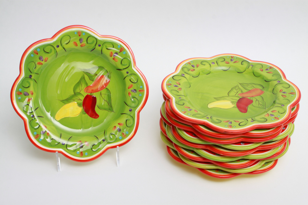 Set of Pier 1 Imports "Pasilla" Dishes