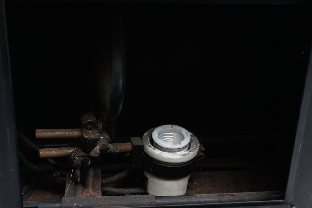 Bausch & Lomb Model C Balopticon Slide Projector With Slides