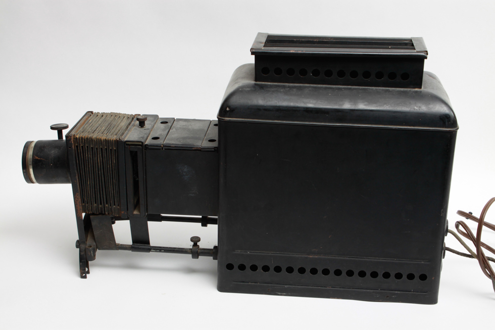 Bausch & Lomb Model C Balopticon Slide Projector With Slides