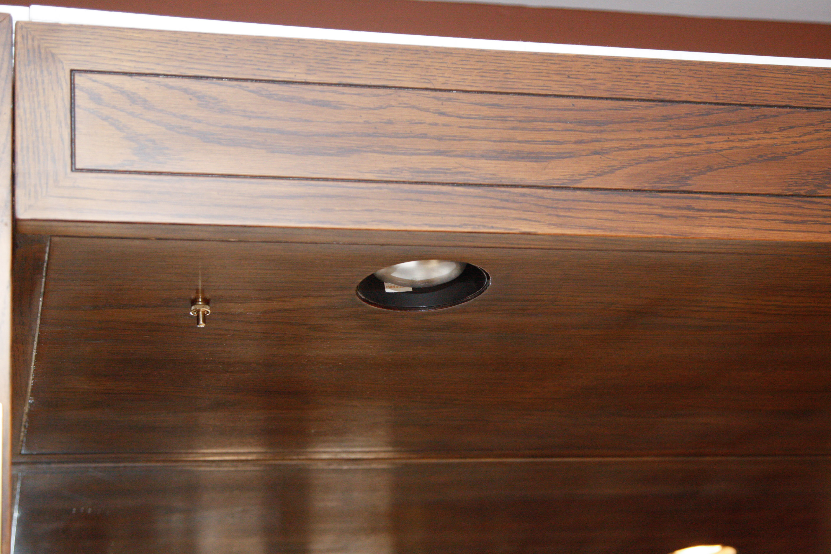 Henredon Scene One Campaign King Bed and Storage