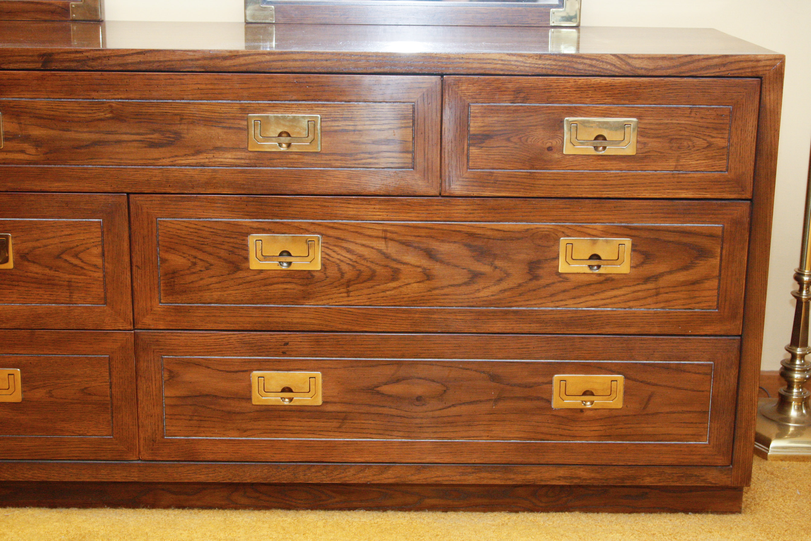 Henredon Scene One Campaign Double Dresser