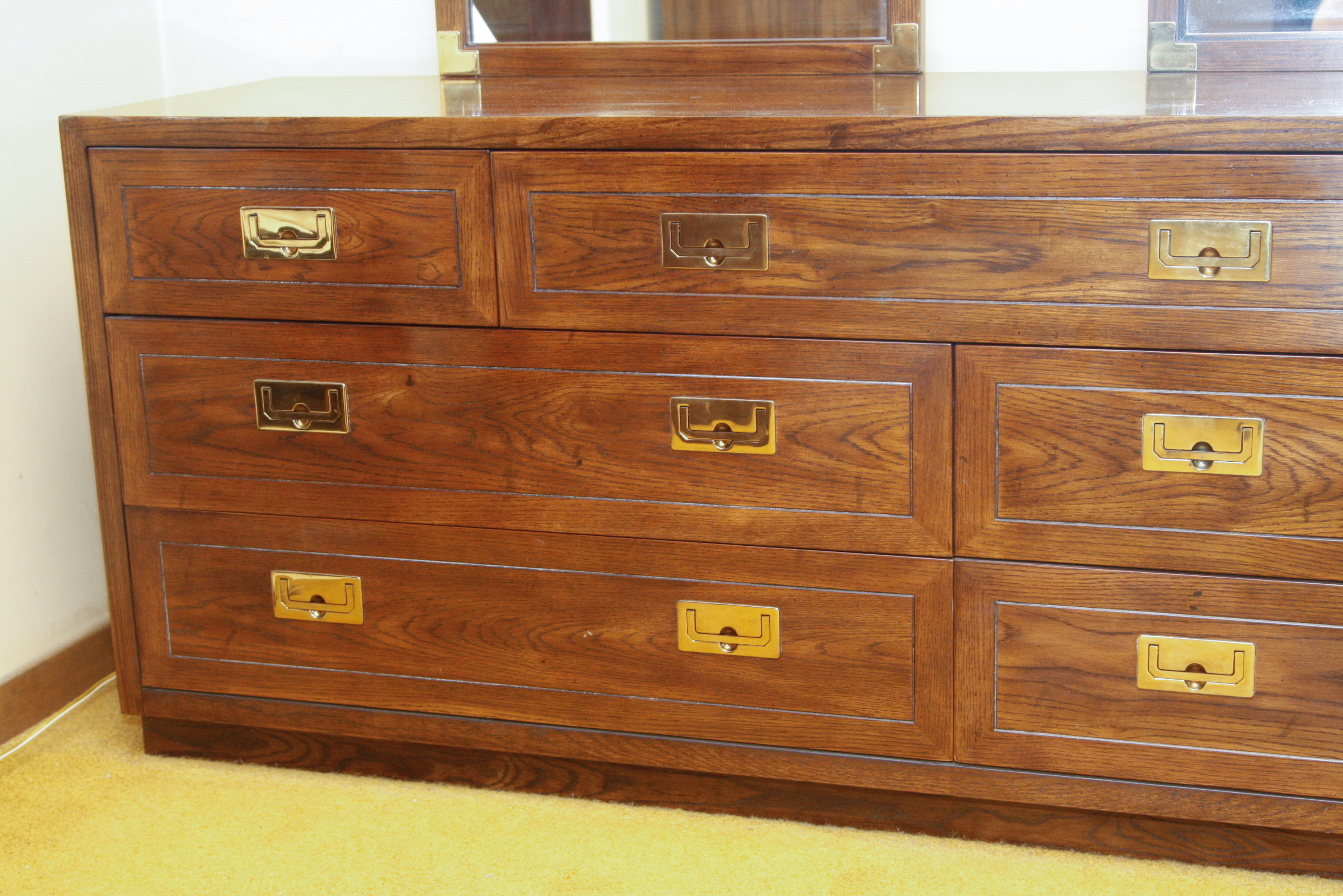 Henredon Scene One Campaign Double Dresser