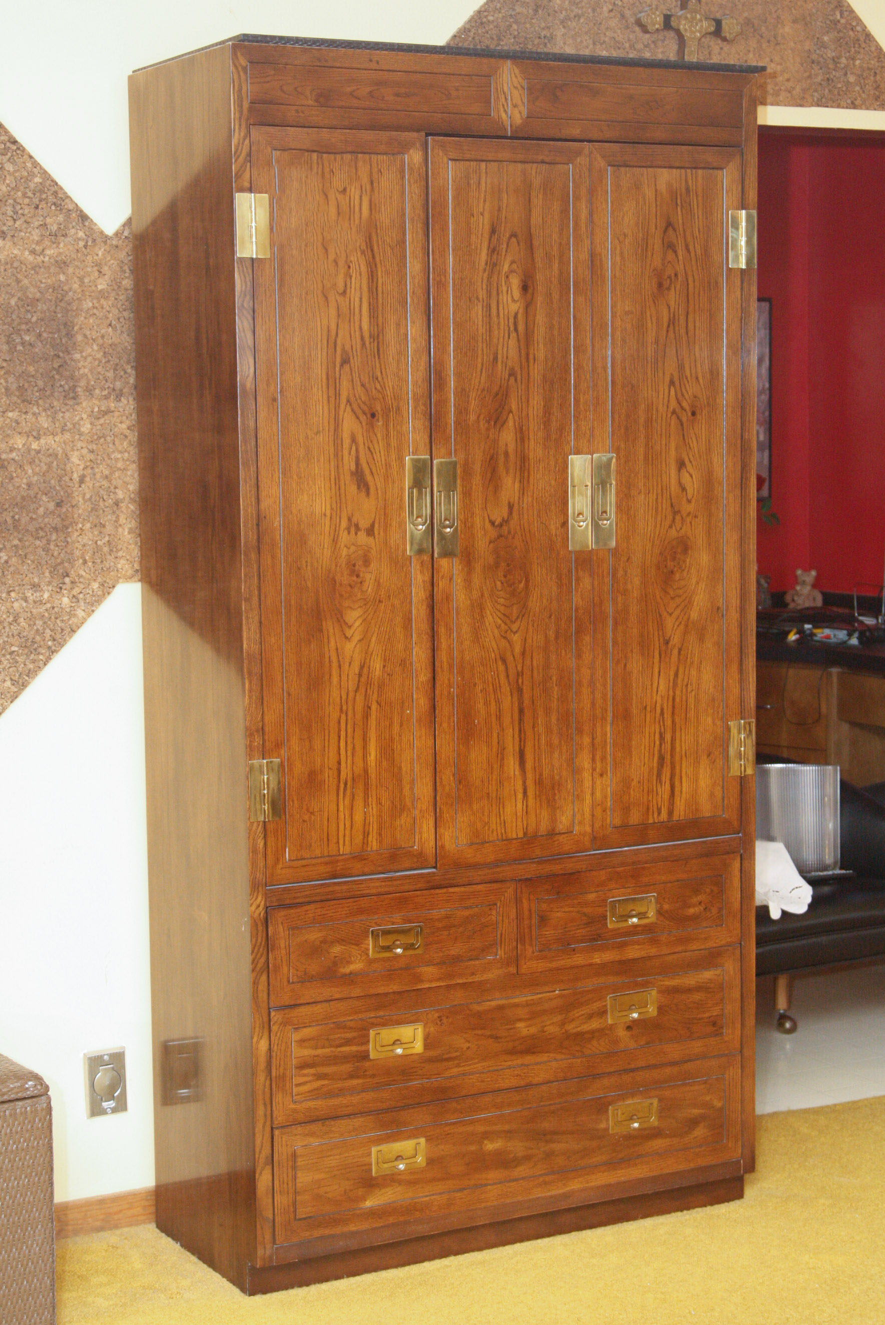 Henredon Scene One Campaign Armoire