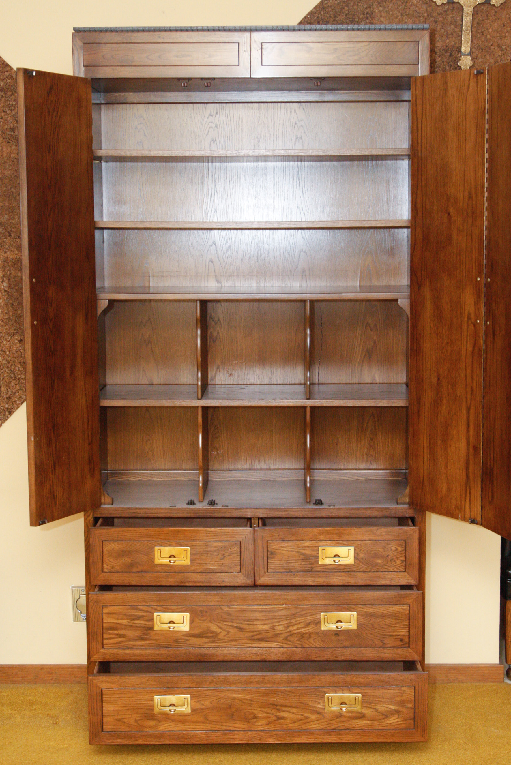 Henredon Scene One Campaign Armoire