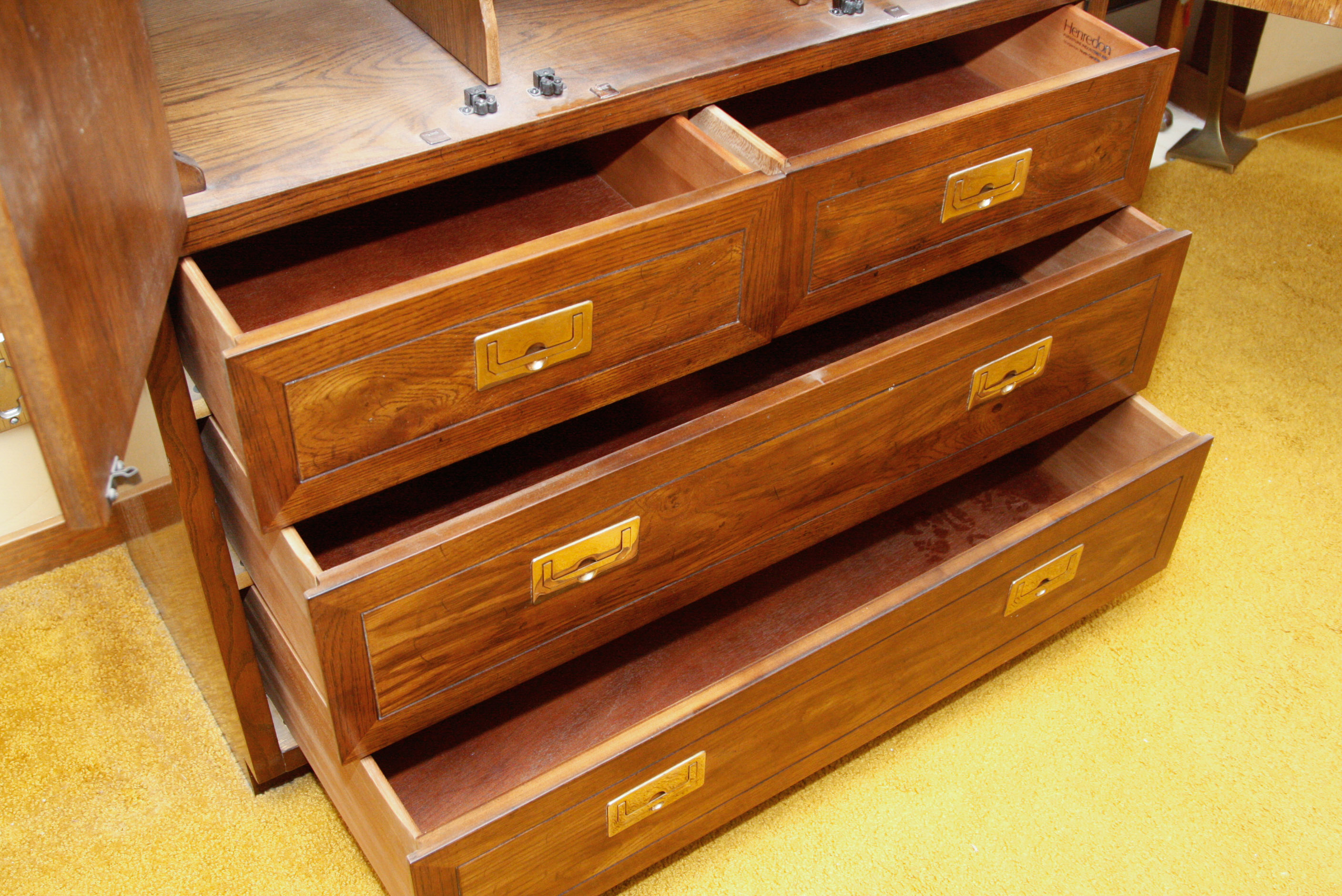 Henredon Scene One Campaign Armoire