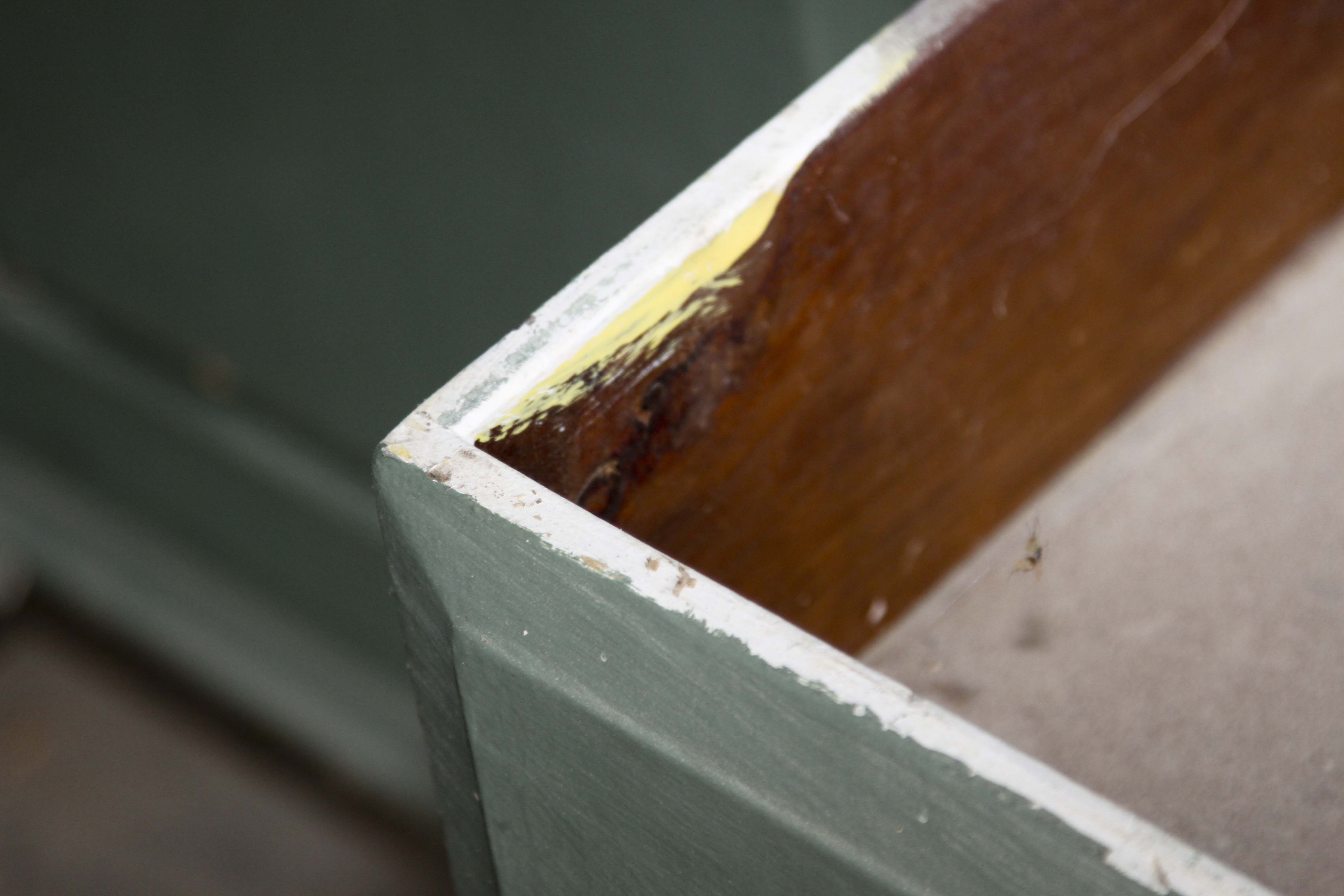 Vintage Chippendale Style Wood Cabinet and Hutch