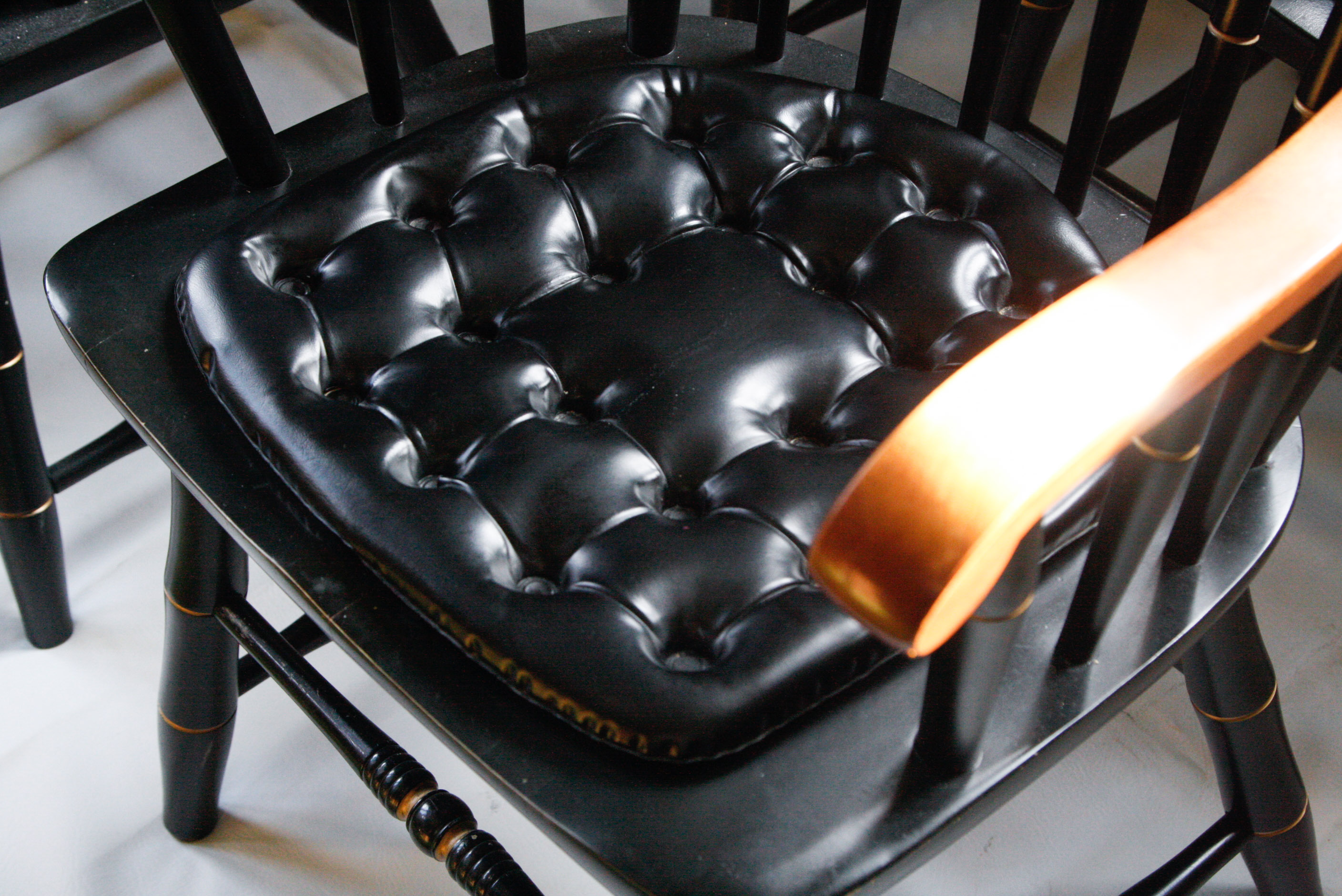 Set of Four Hitchcock Style Commemorative University Chairs