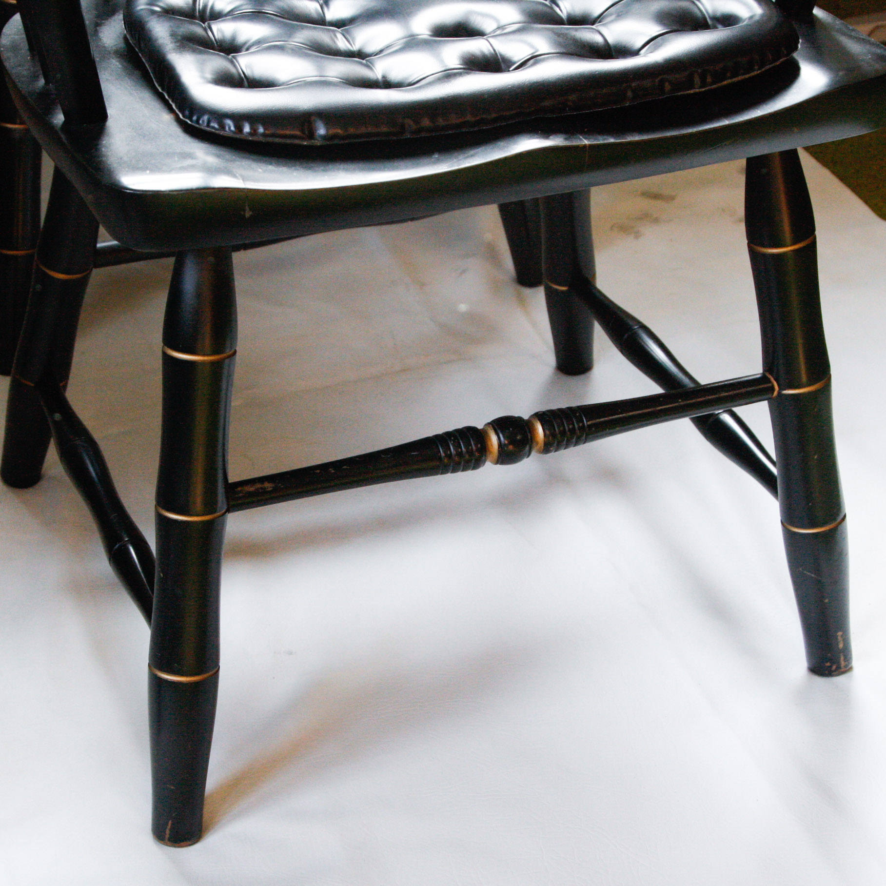 Set of Four Hitchcock Style Commemorative University Chairs