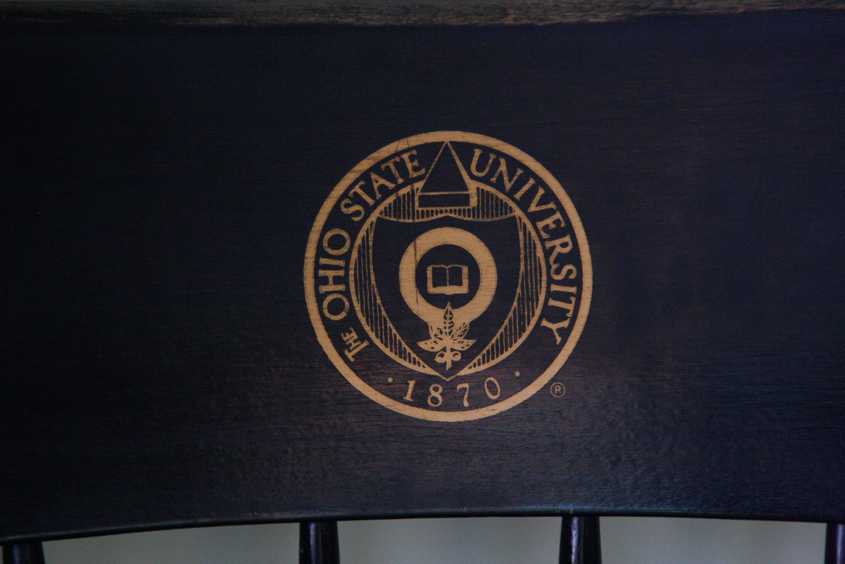 Set of Four Hitchcock Style Commemorative University Chairs