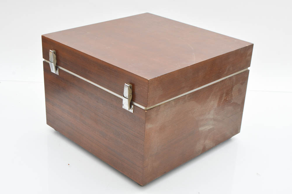 Akai Reel-to-Reel Recorder With Reel and 8-Track Tapes