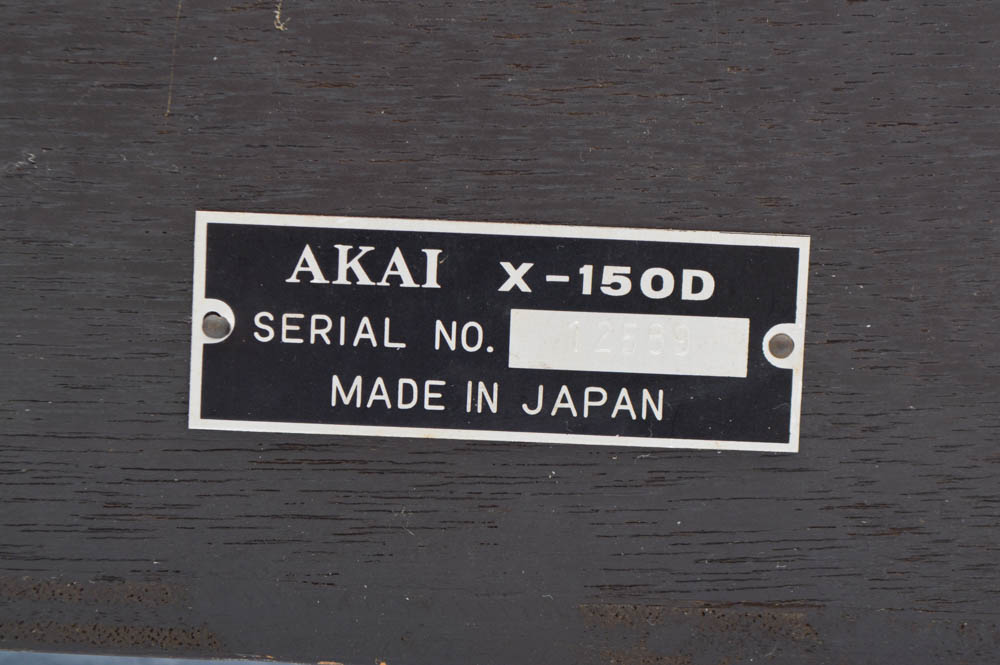 Akai Reel-to-Reel Recorder With Reel and 8-Track Tapes