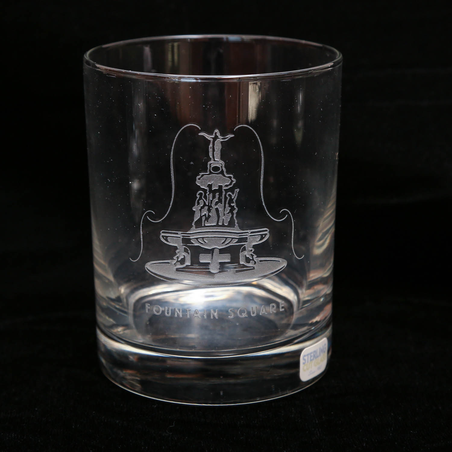 Sterling Cut Glass Cincinnati Themed Glassware Set