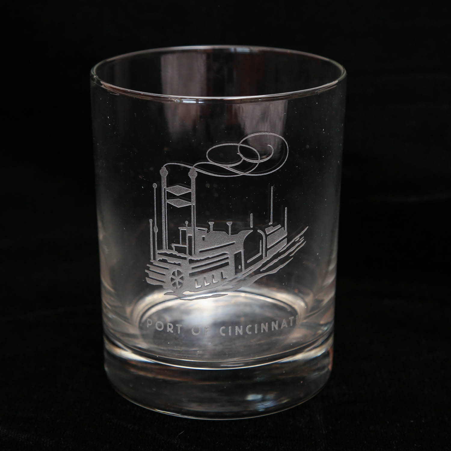 Sterling Cut Glass Cincinnati Themed Glassware Set