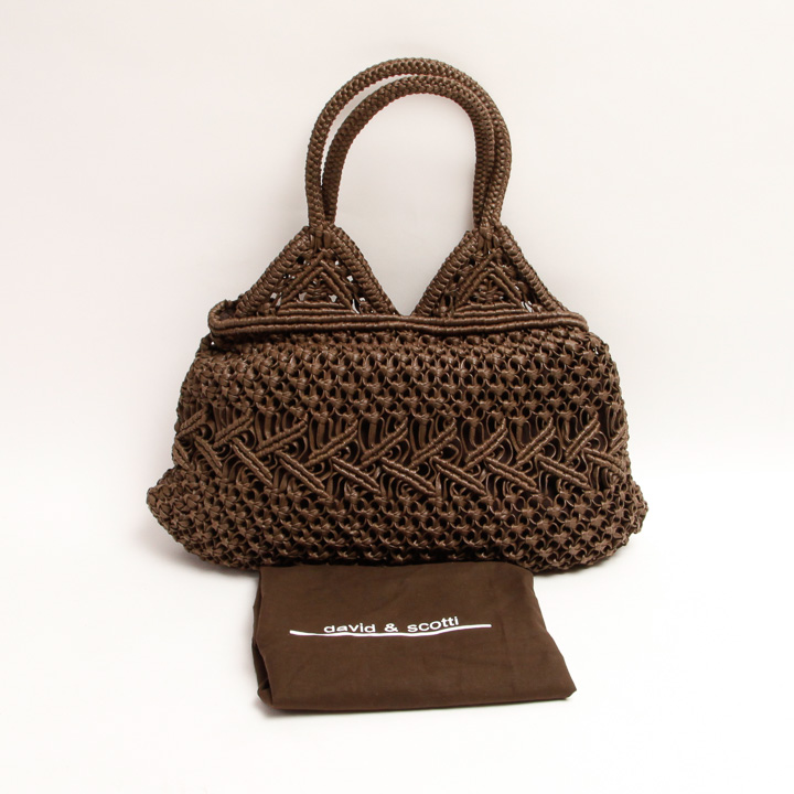 David & Scotti Woven Handbag