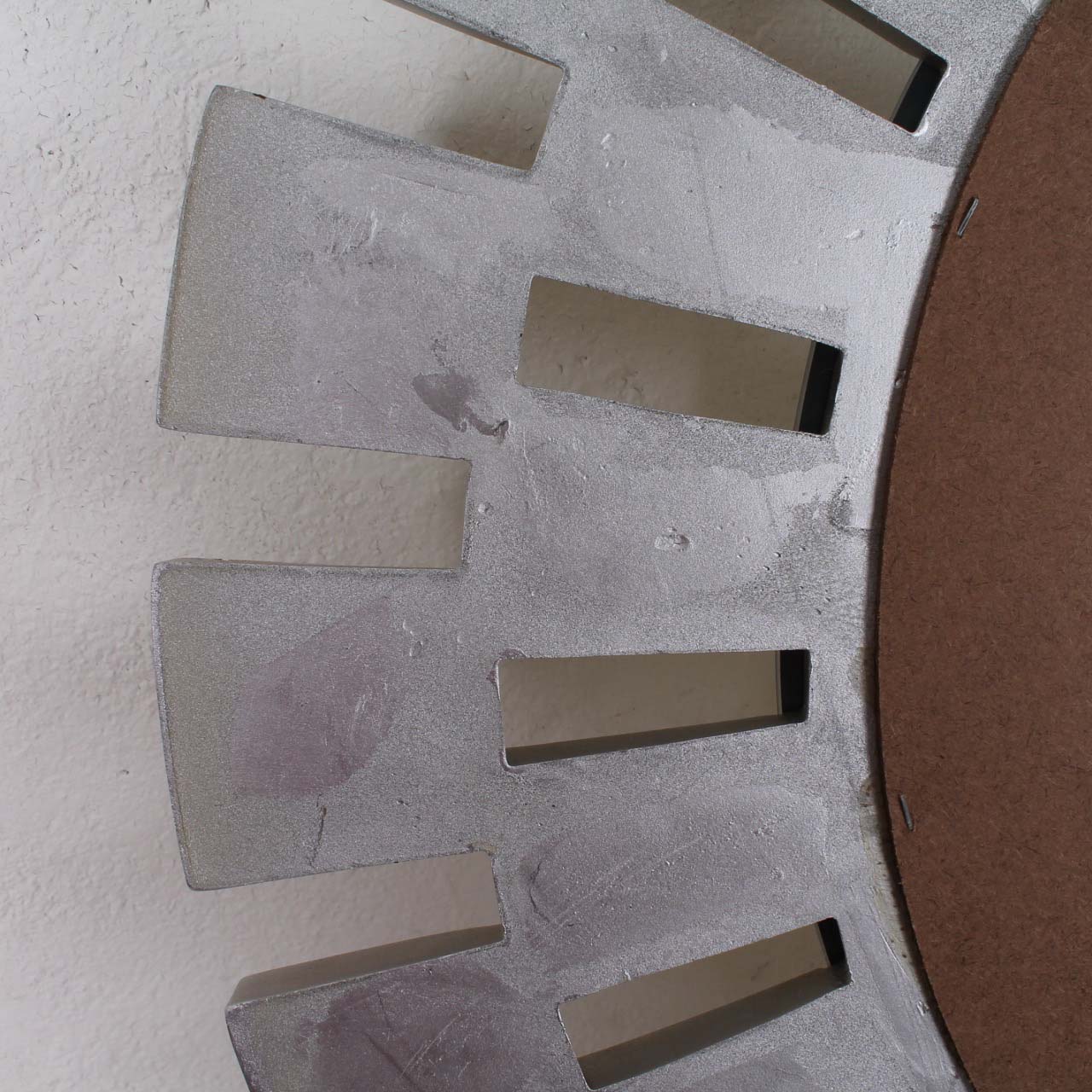 Modern Sliver Tone Starburst Mirror