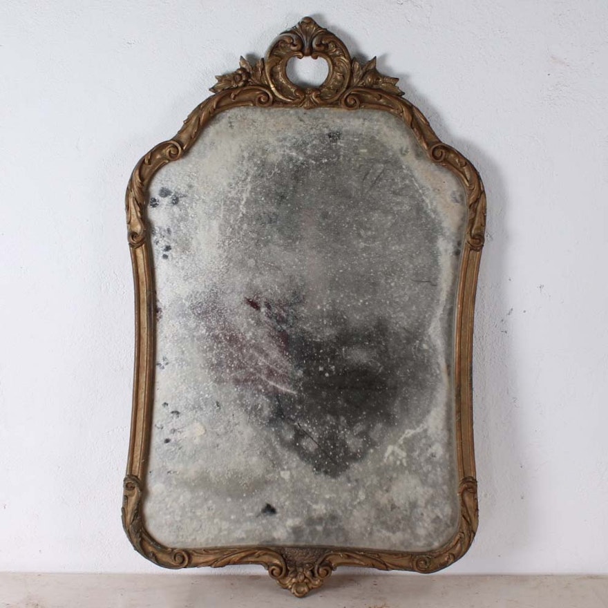 Antique Ornate French Style Mirror