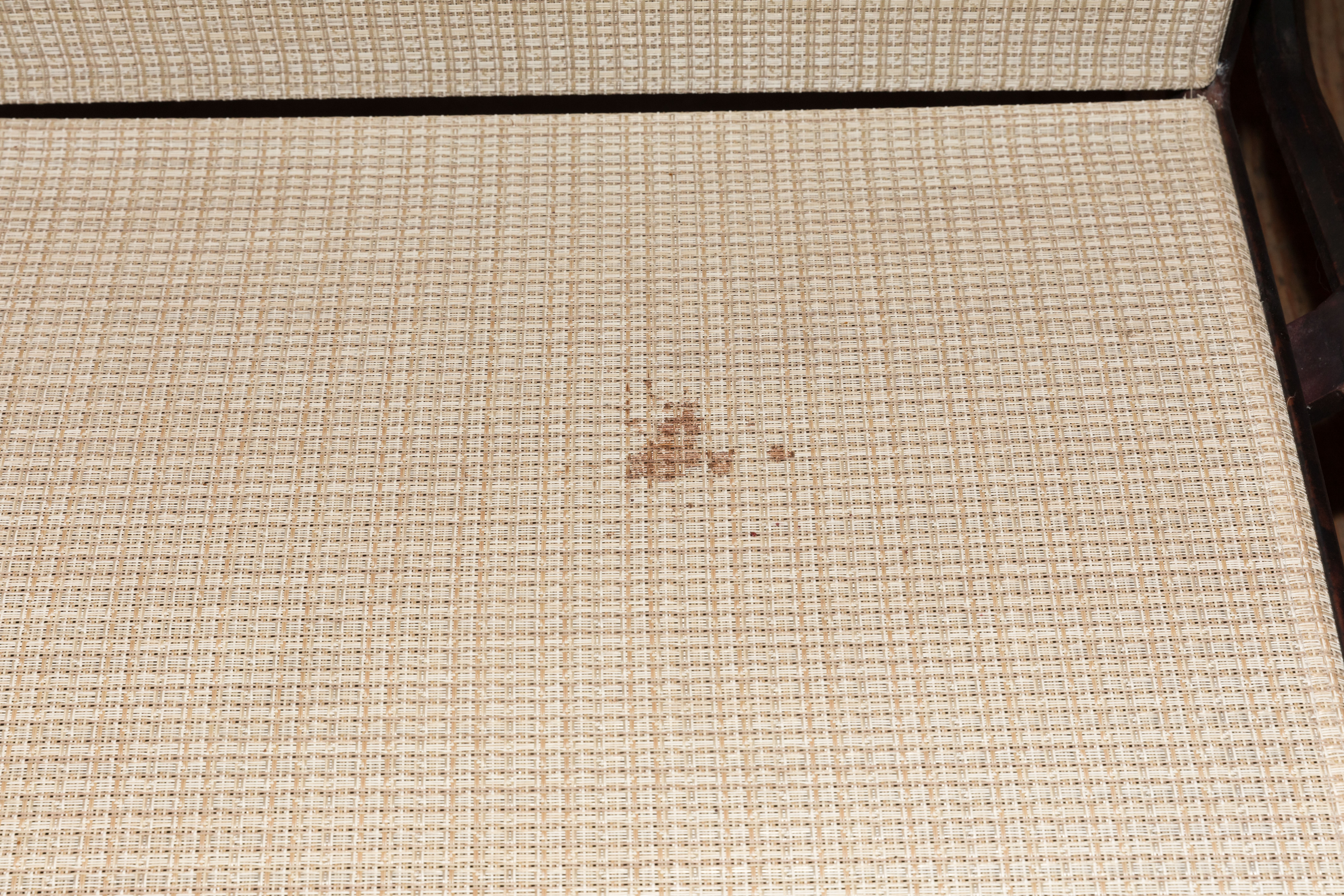 Contemporary "Campaign Sling" Patio Dining Table and Swivel Rockers by Brown Jordan