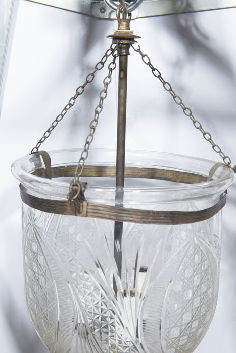 Antique Cut Glass Lantern