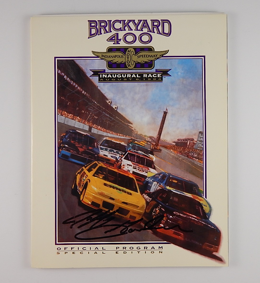 1994 Brickyard 400 Program Signed by Jeff Gordon