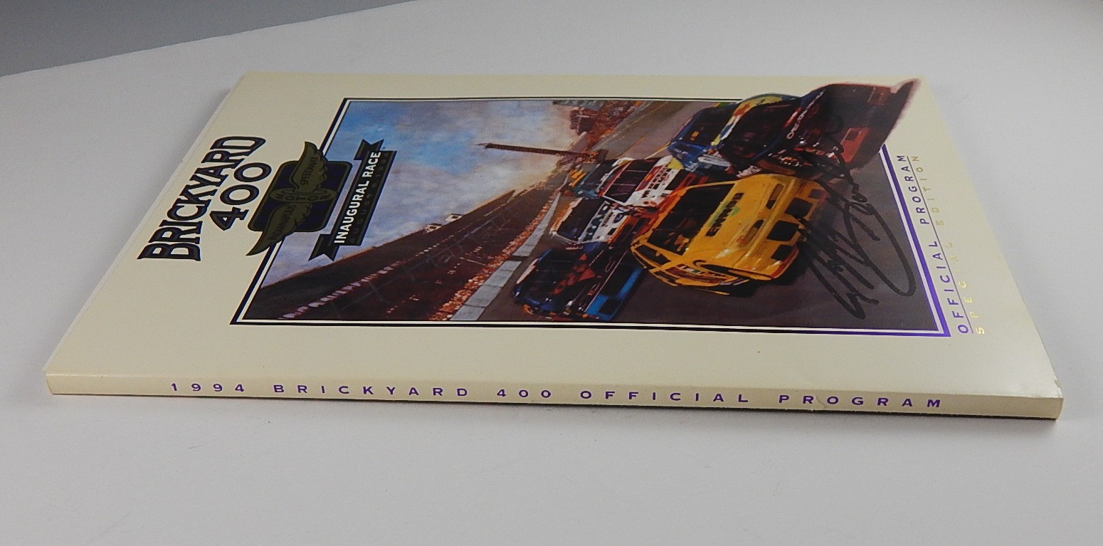 1994 Brickyard 400 Program Signed by Jeff Gordon