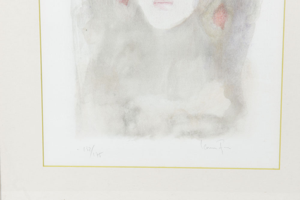 Signed Limited Edition Chromolithograph of Woman