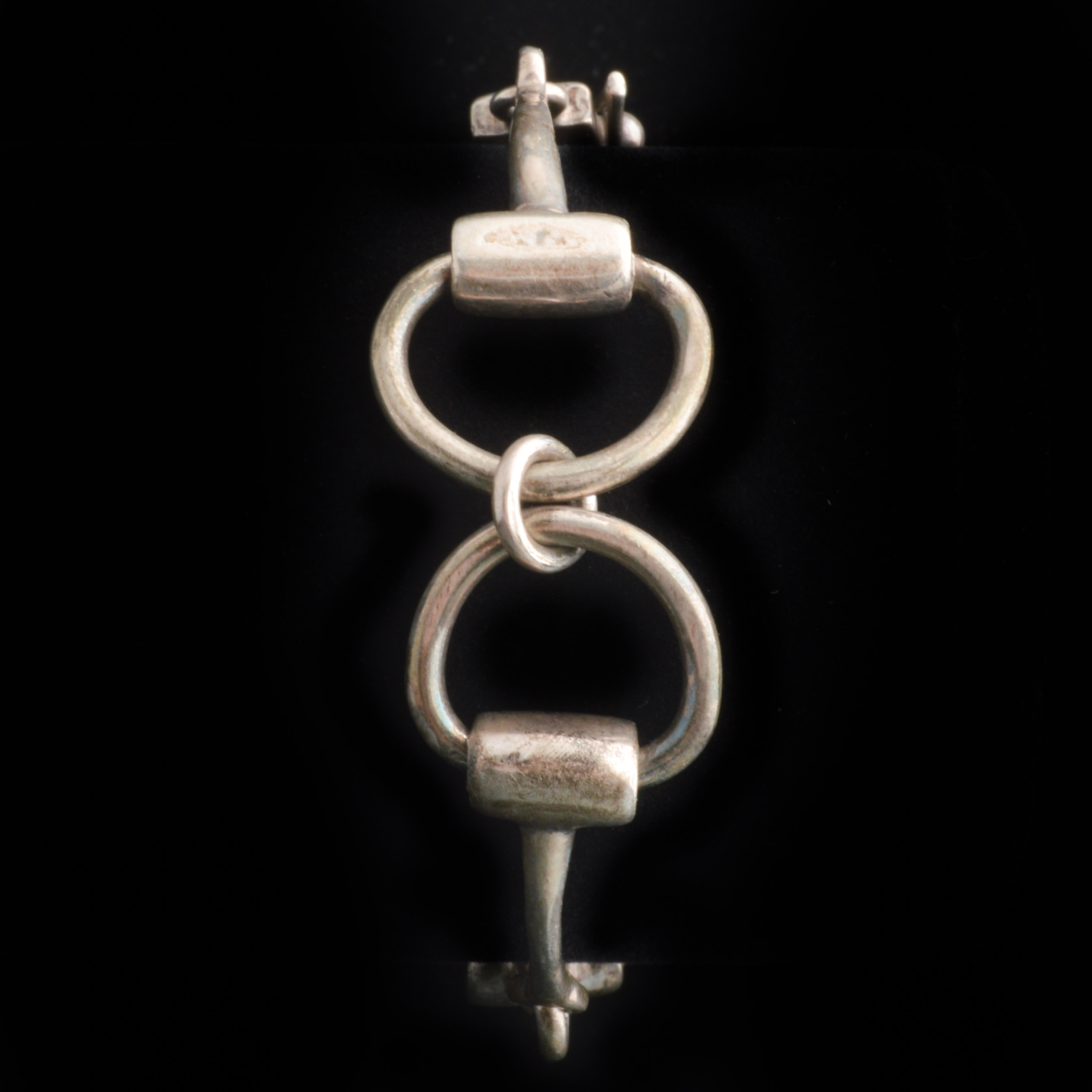 Silver Tone Bridle Style Riding Bracelet