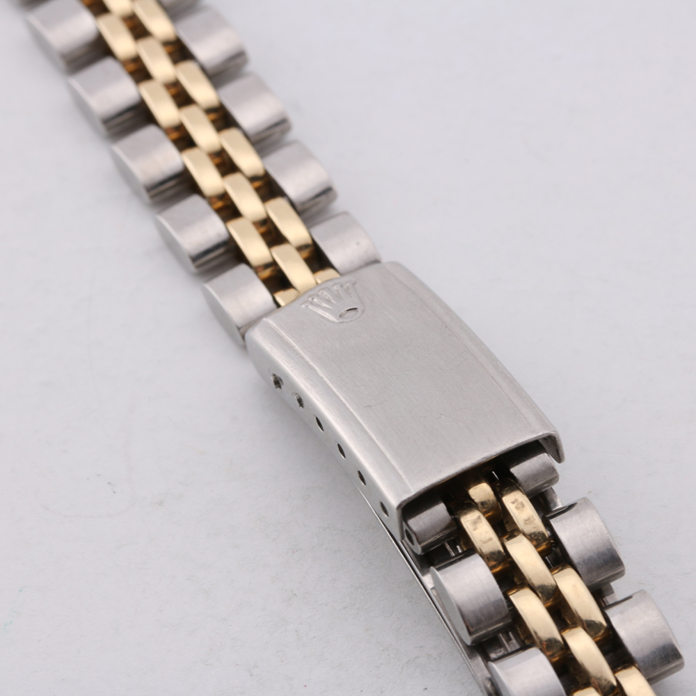 14K Yellow Gold and Stainless Steel Rolex Band