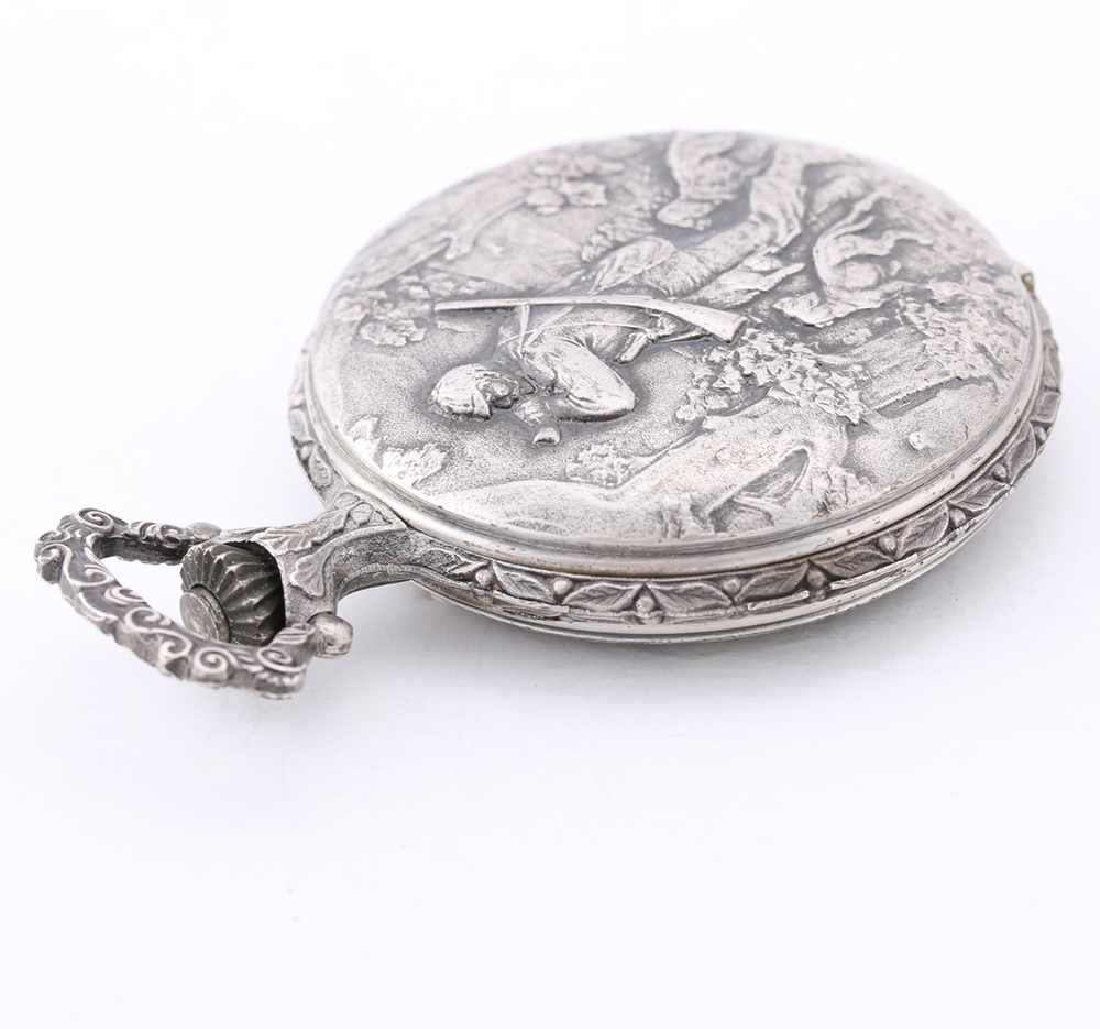 Ever Swiss Shock Resistant Swiss Made 17 Jewel Pocket Watch