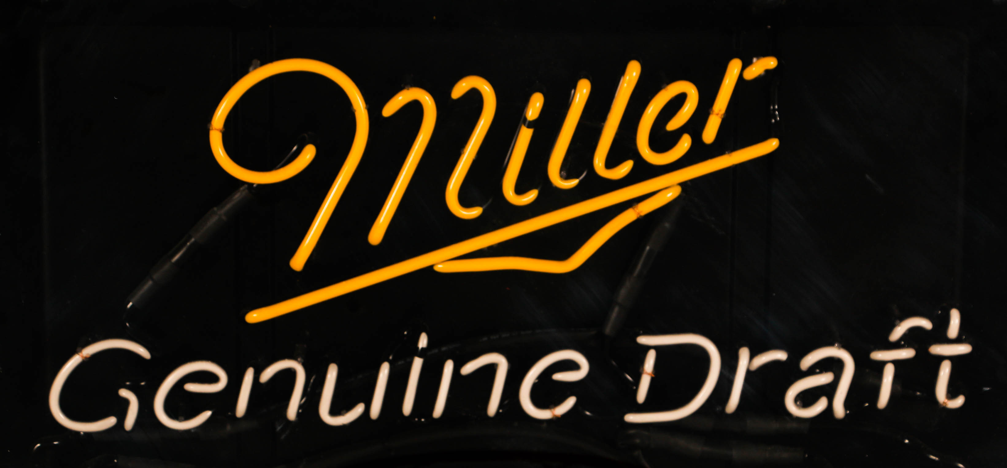 Neon Sign Miller Beer and Timberwolves Basketball