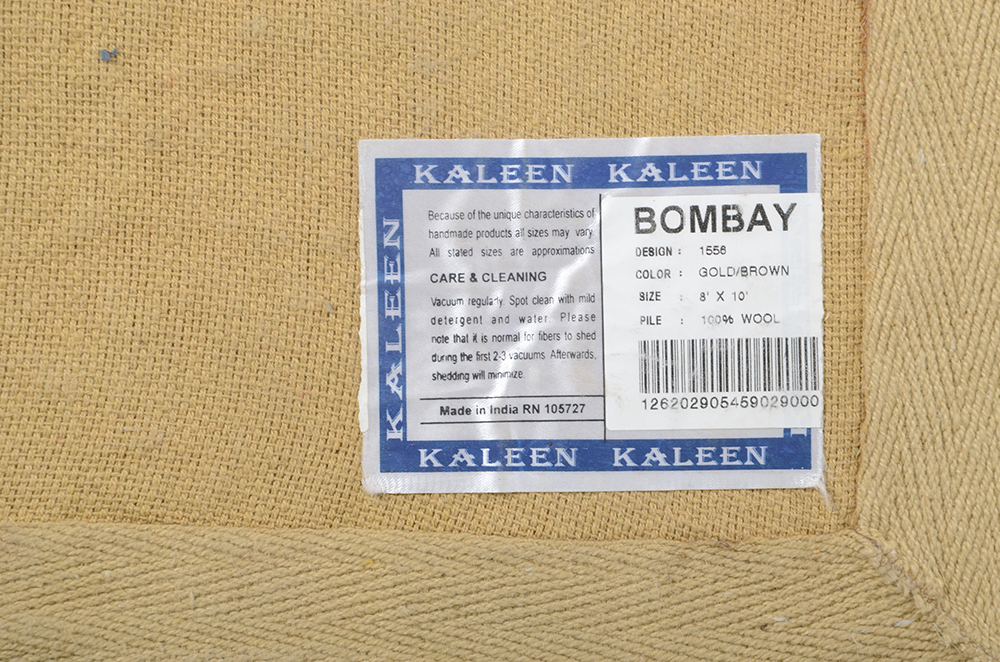 Kaleen Hand-Tufted "Bombay" Wool Area Rug