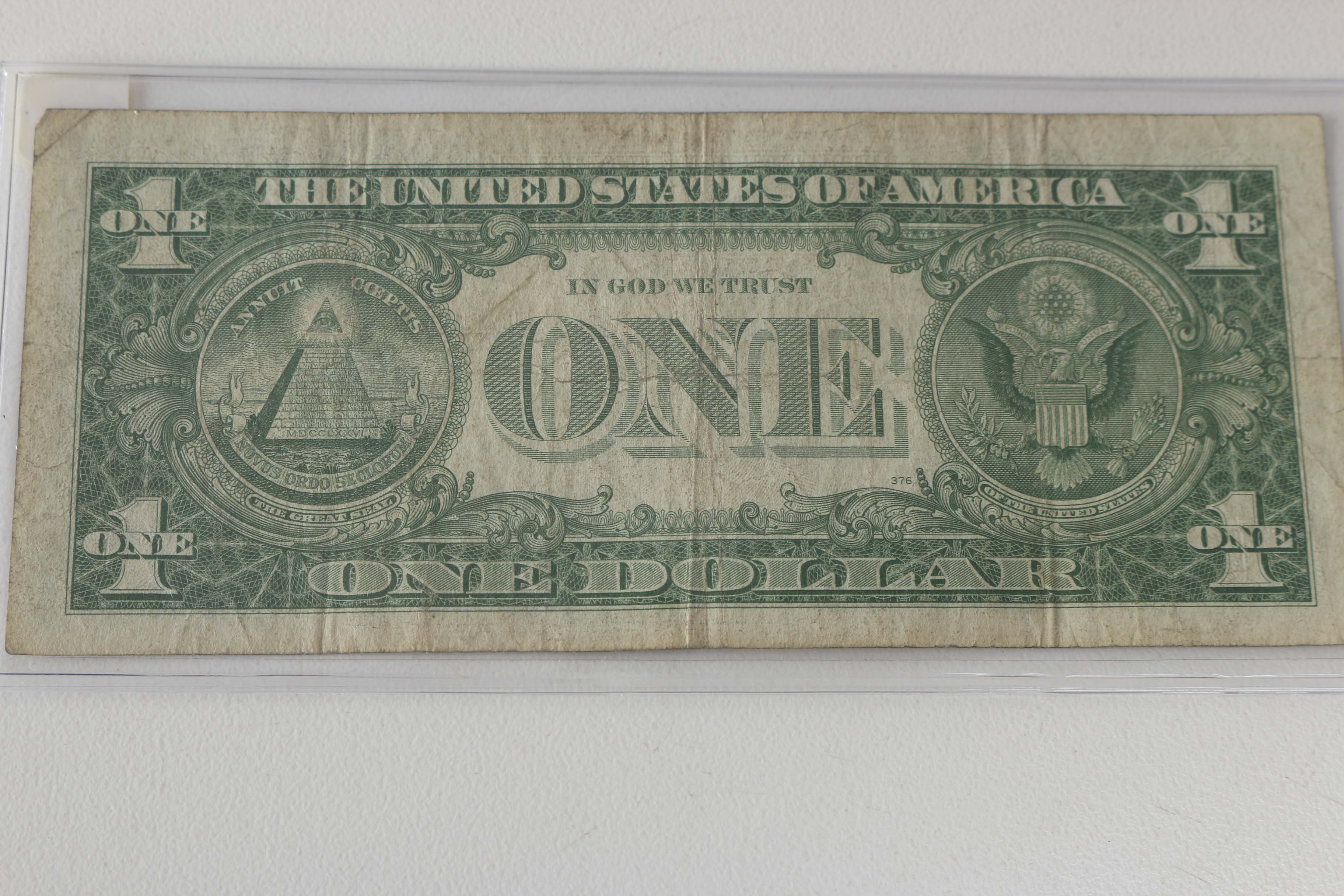 Collection of One Dollar Silver Certificates