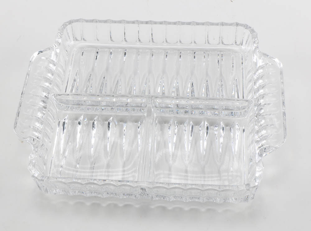 Vintage Glass Party Trays