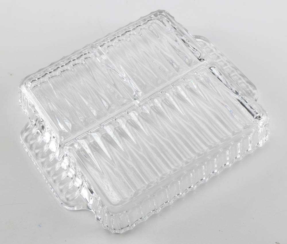 Vintage Glass Party Trays