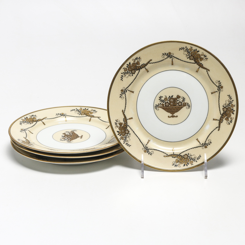 Set of Grand Depot E. Bourgeois Porcelain B&B Plates