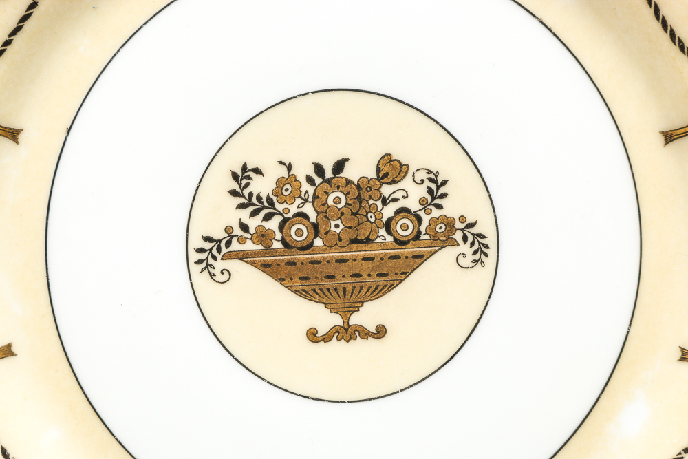 Set of Grand Depot E. Bourgeois Porcelain B&B Plates