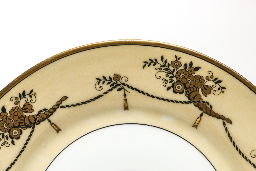 Set of Grand Depot E. Bourgeois Porcelain B&B Plates