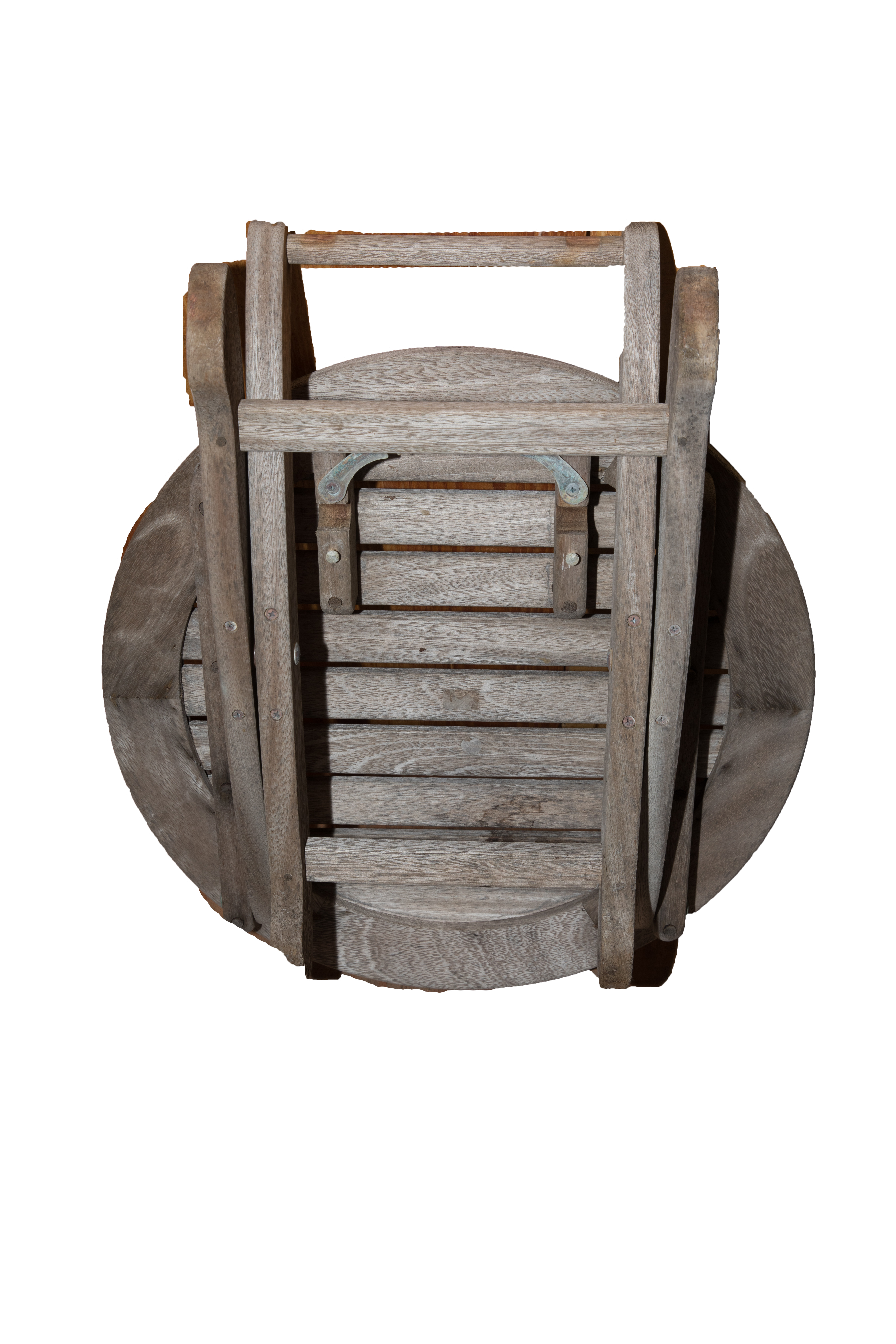 Contemporary Outdoor Bench with Side Table