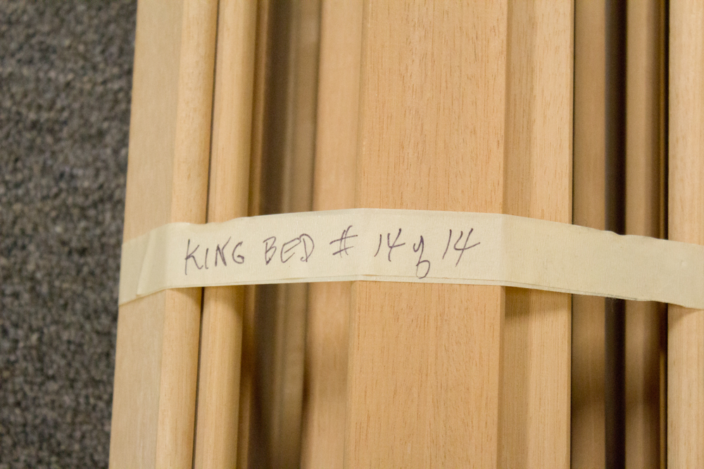 Danish Modern W&B Mobler King Size Platform Bed