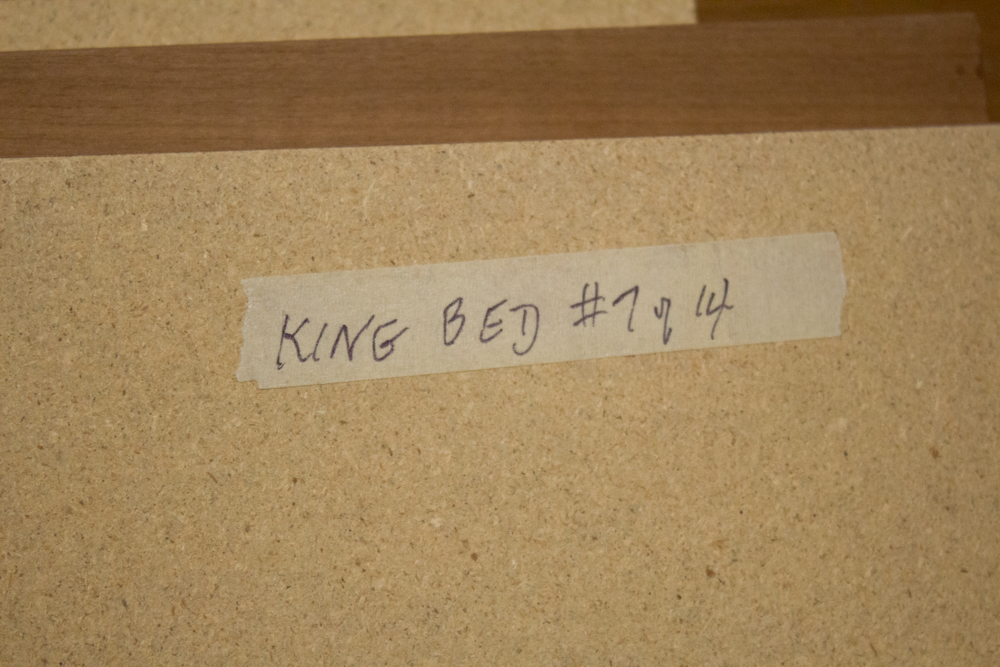 Danish Modern W&B Mobler King Size Platform Bed