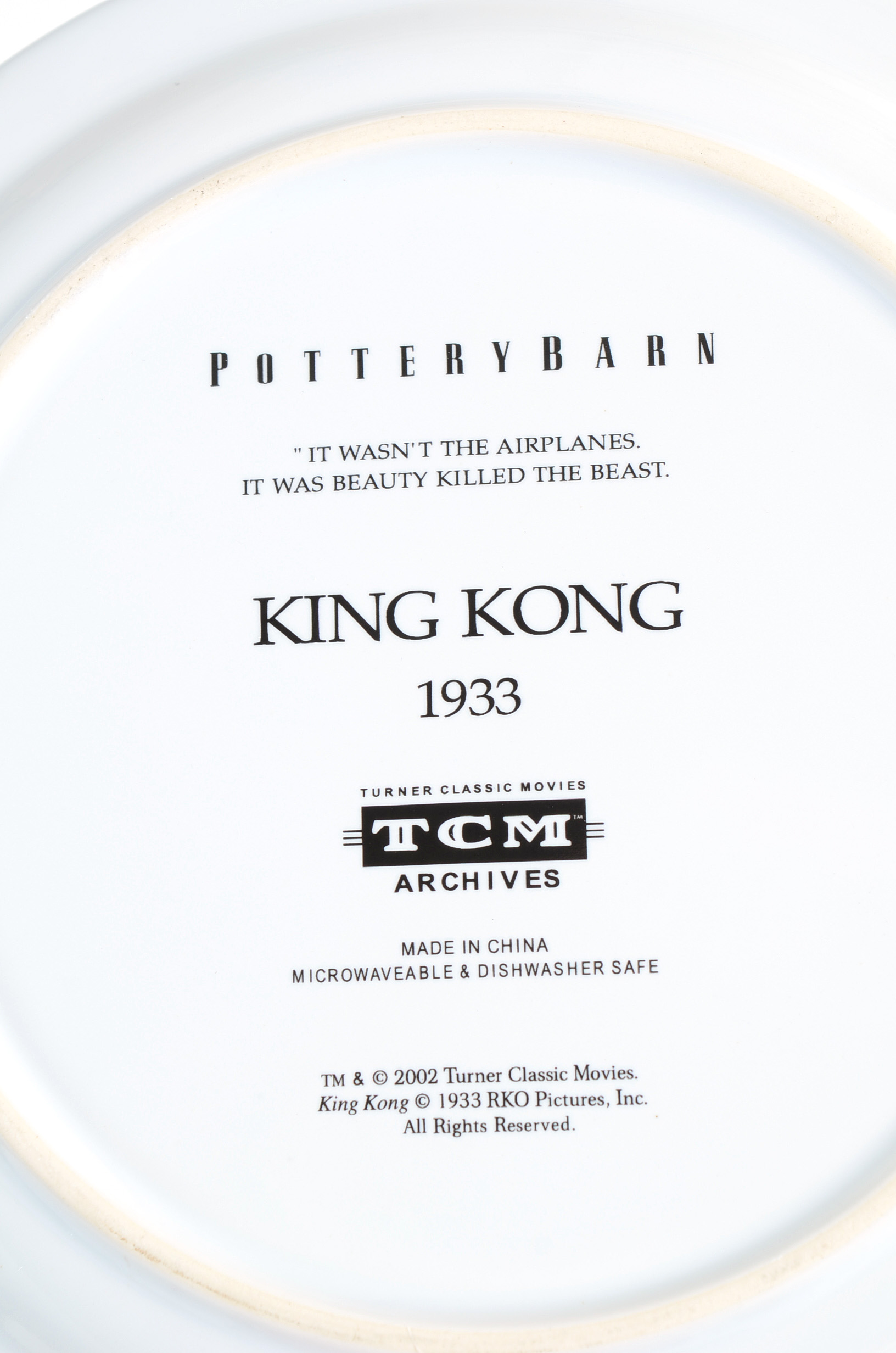 Pottery Barn Classic Movie Themed Entertainment Set