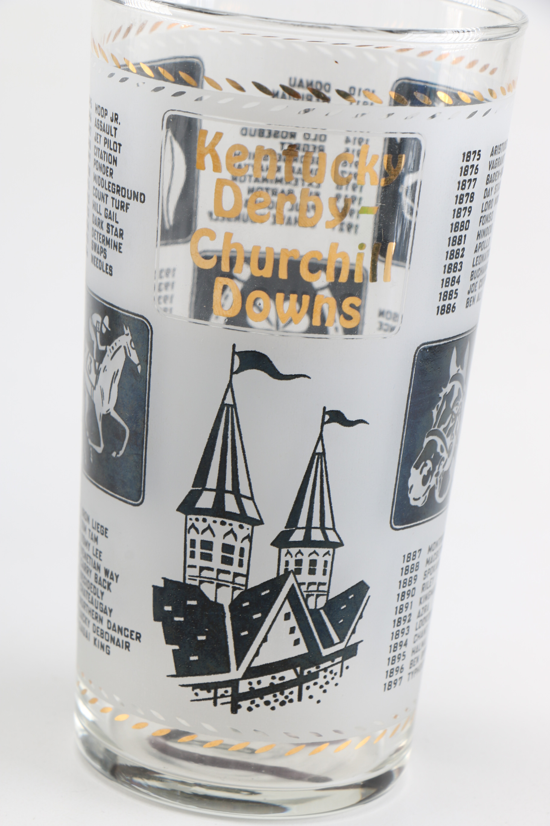1967 - 1969 Kentucky Derby Glasses