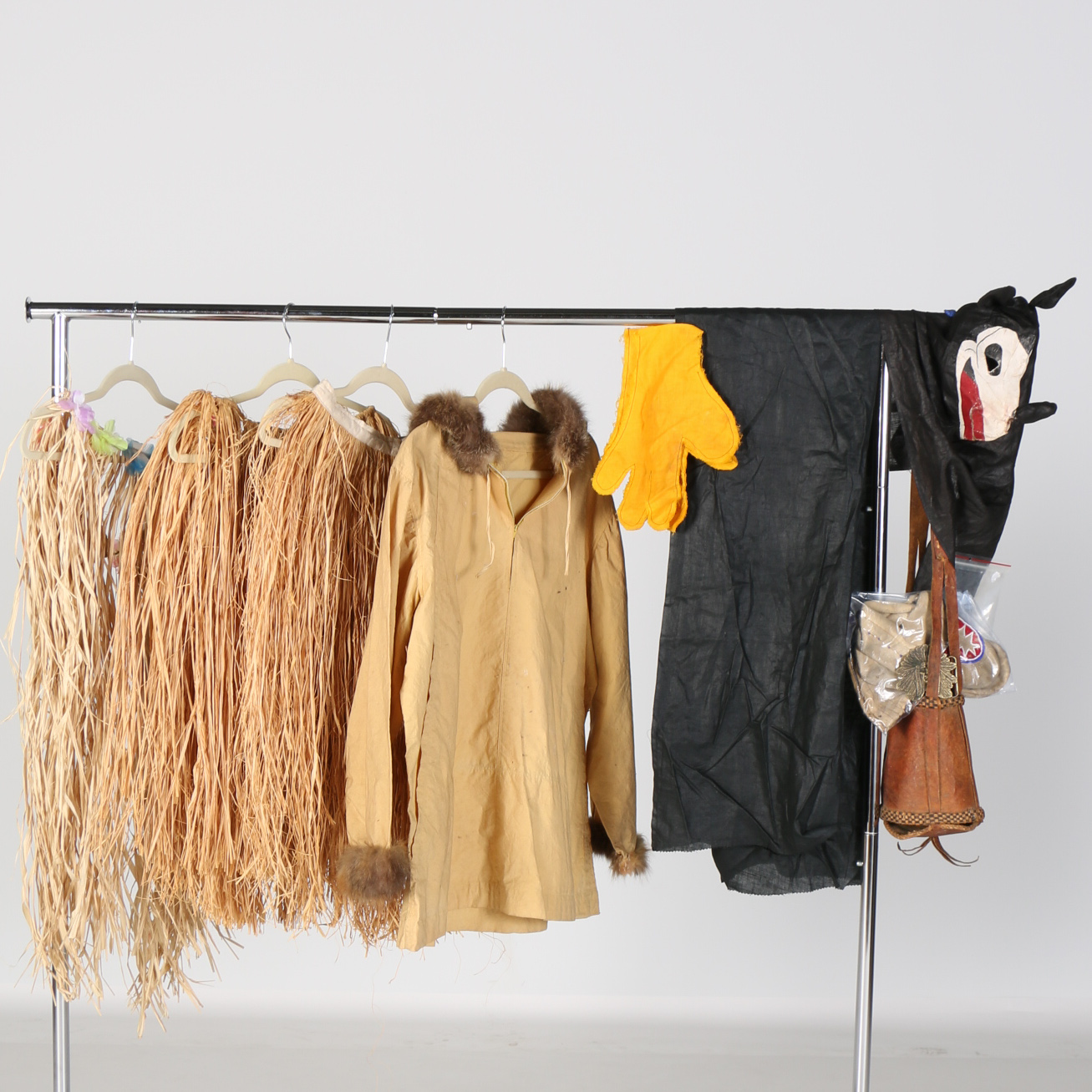 Vintage 1930s Mickey Mouse Halloween Costume and Other Dress Up Items