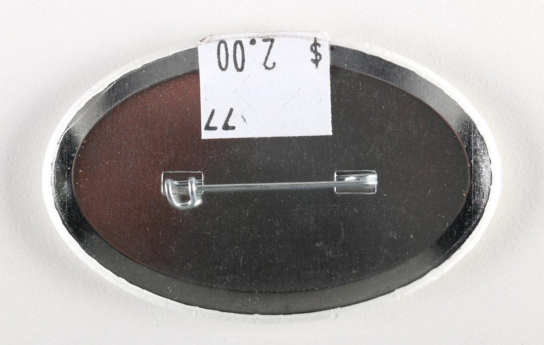 Pair of Chicago Bears Soldier Field Pins and Metal Bracelet