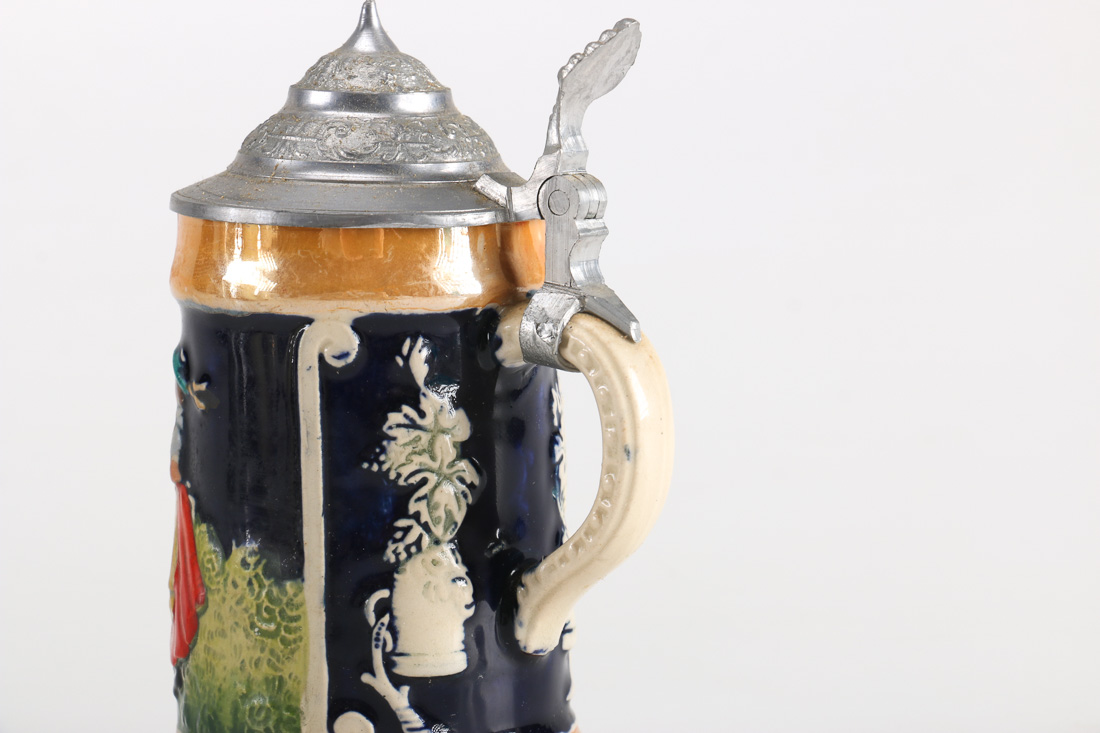 Group of Miniature, Ceramic, and Metal Steins