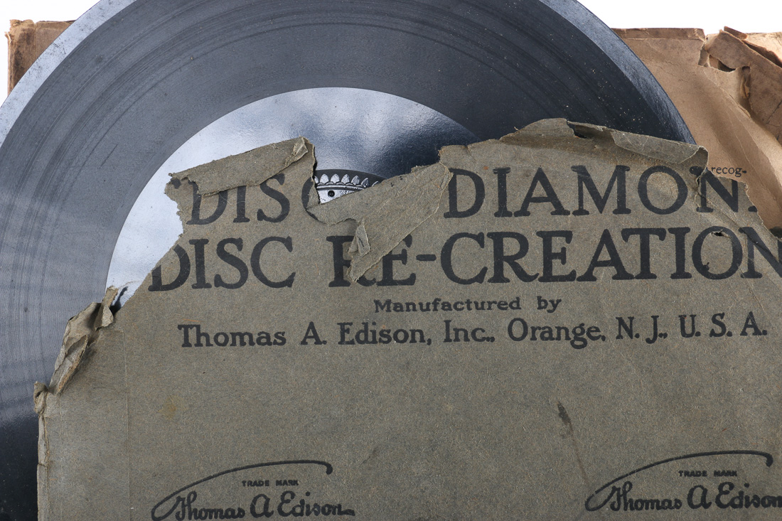 Assortment of Edison Diamond Disc Phonograph Records from Thomas A. Edison Inc.