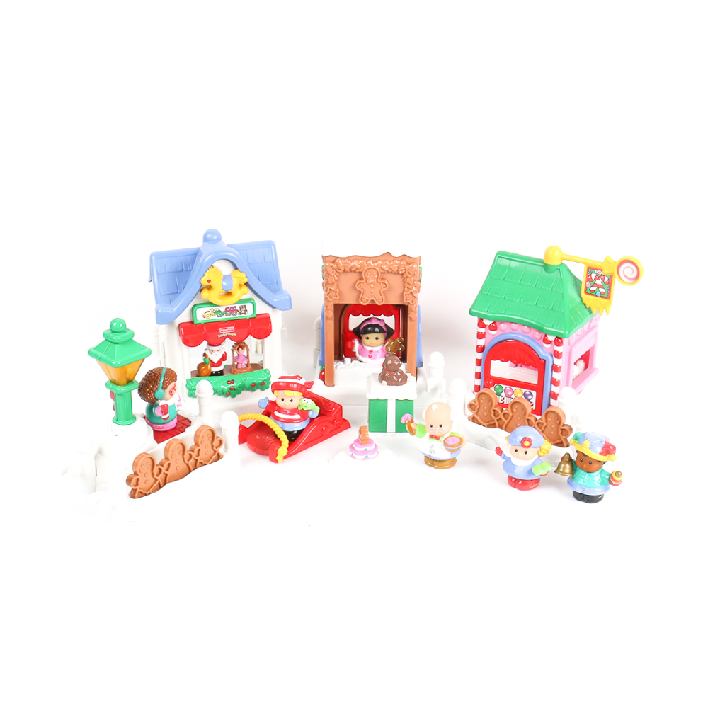 Fisher-Price Little People Christmas on Main Street Set