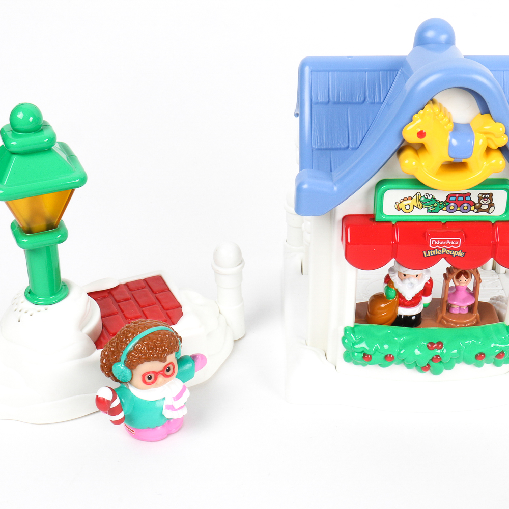 Fisher-Price Little People Christmas on Main Street Set