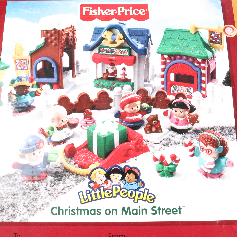 Fisher-Price Little People Christmas on Main Street Set
